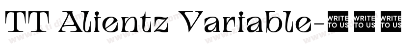 TT Alientz Variable字体转换